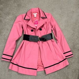 Candie’s trench Coat Puff sleeve